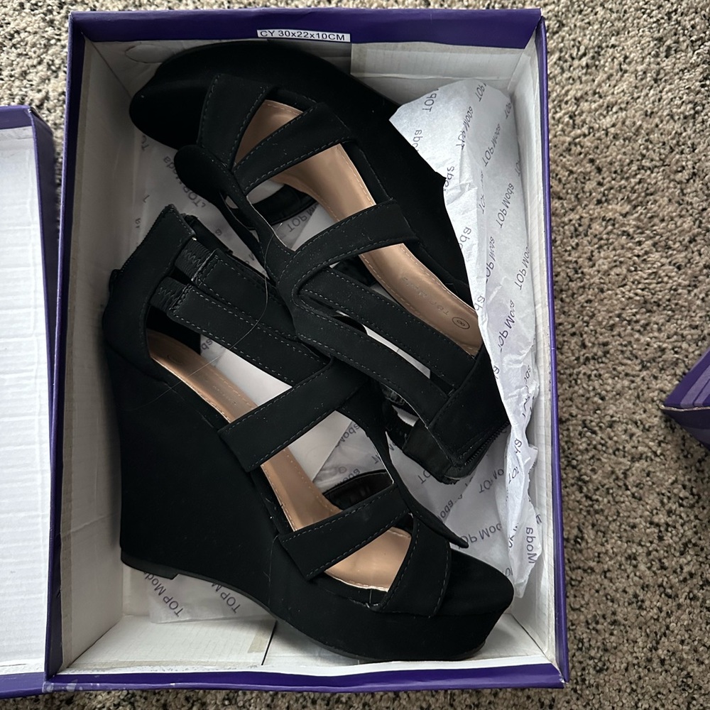 There are brand new, never worn and have stayed in the box.